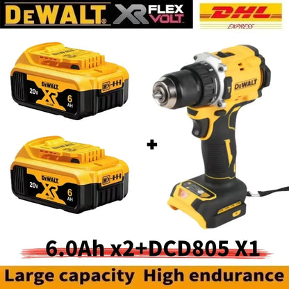 DEWALT 20V Lithium Battery & Charger – Compatible Replacement for DCD805 Drills & Power Tools