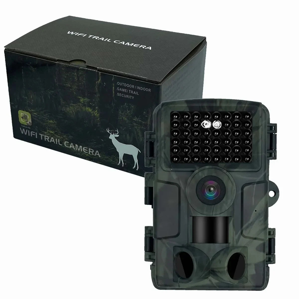 WiFi Hunting Trail Camera – 1080P HD, Night Vision & Bluetooth, Motion Activated