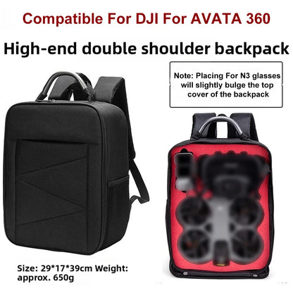 For DJI AVATA 360 EVA Storage Backpack Waterproof Scratch-resistant Portable Shoulder Bag For Outdoor Travel Drones Accessories