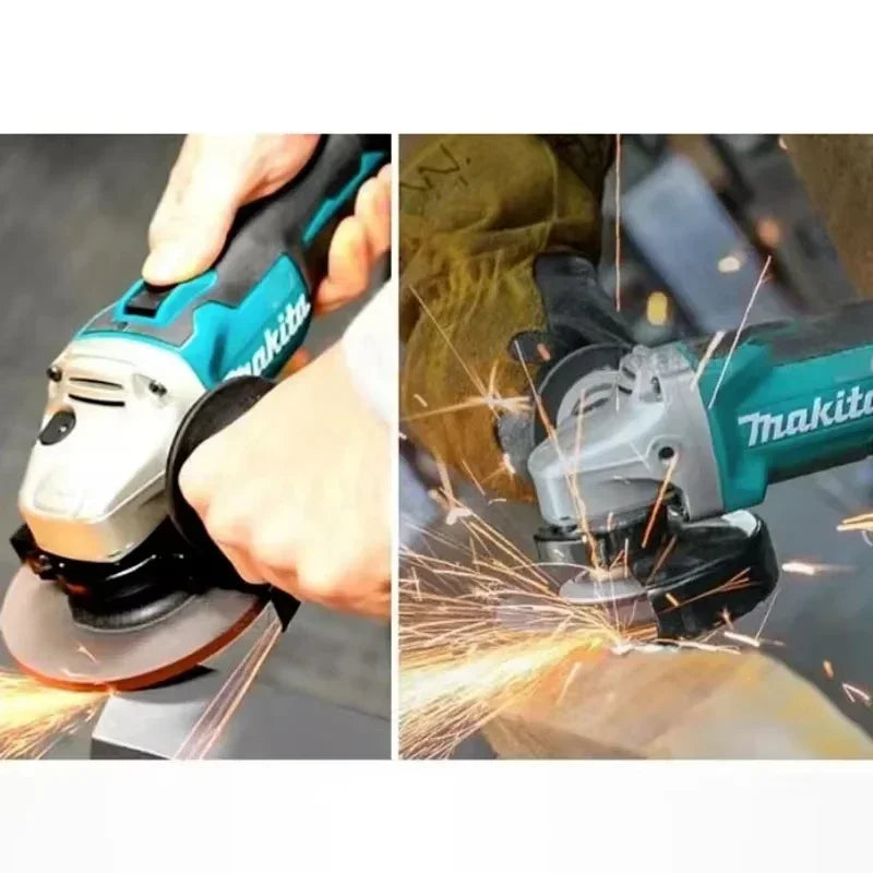 Makita DGA404 18V Brushless Cordless Angle Grinder – 125mm, Lithium-Ion, Cutting & Polishing