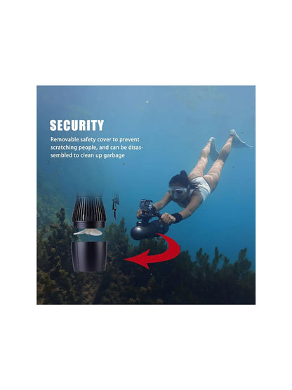 Camolech Electric Underwater Scooter 500W 40M Free Diving Snorkeling Sea Scooter Brushless Motor 60mins