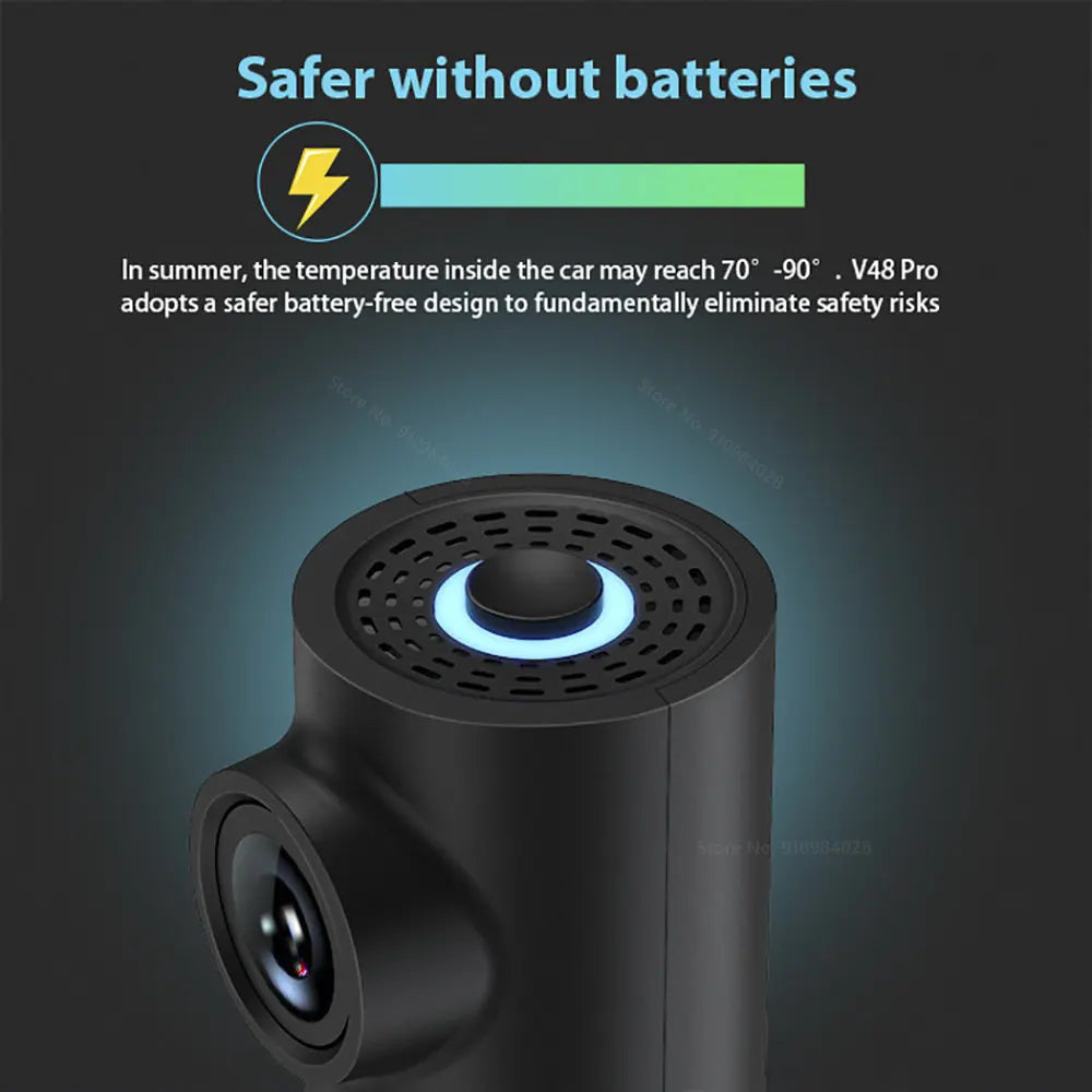 Xiami Dash Cam LF9 Pro Car DVR APP English Voice Control 1S Full 1080P HD Night Vision Recorder WiFi Battery Free Smart Dash Cam