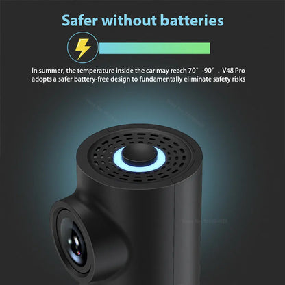 Xiami Dash Cam LF9 Pro Car DVR APP English Voice Control 1S Full 1080P HD Night Vision Recorder WiFi Battery Free Smart Dash Cam